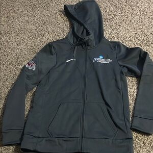 Nike Gray Full-Zip Hoodie. 2019 NCAA Track & Field Championship Fresno State